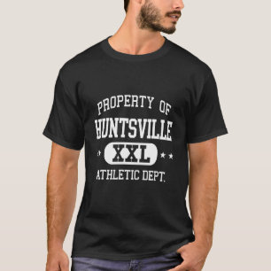 Camiseta Depto. de propiedades atléticas de Huntsville Retr