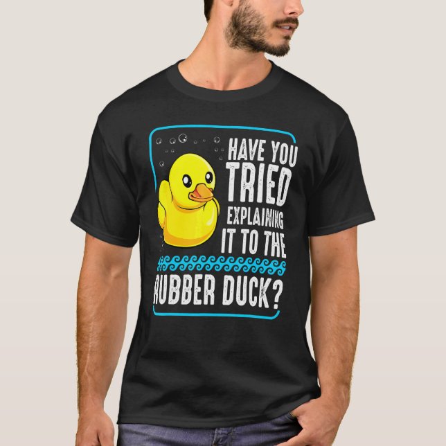 Camiseta Depuración de Pato de Goma Codificador Web Program (Anverso)