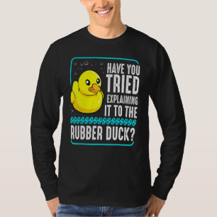 Camiseta Depuración del pato de caucho Depuración de progra