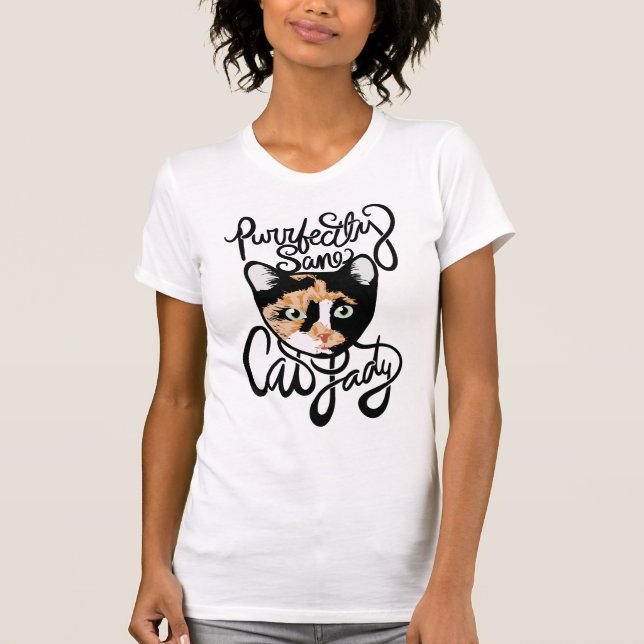 Camiseta Depuradamente Sane Cat Lady (Anverso)