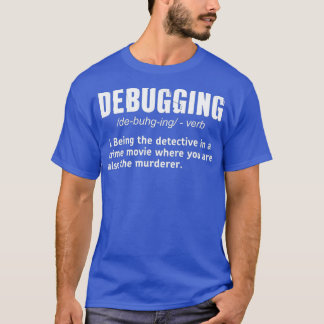 Camiseta Depurar Definición T Divertida Programación de Cod