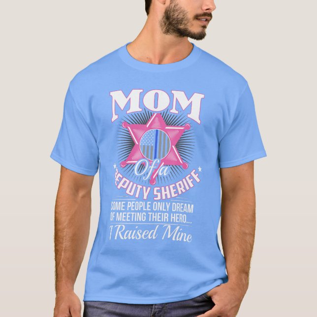 Camiseta Deputy Mom Gifts Deputy Mom Deputy Sheriff Deputy  (Anverso)