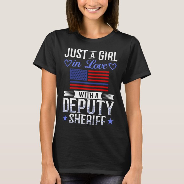 Camiseta Deputy Sheriff Wife Police Chief Sheriff s Officer (Anverso)