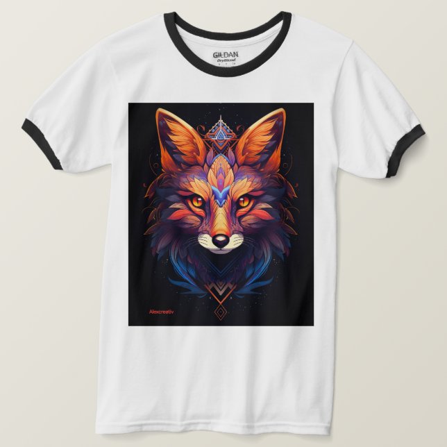Camiseta Der Fuchs in seinem natürlichen Lebensraum (Anverso del diseño)