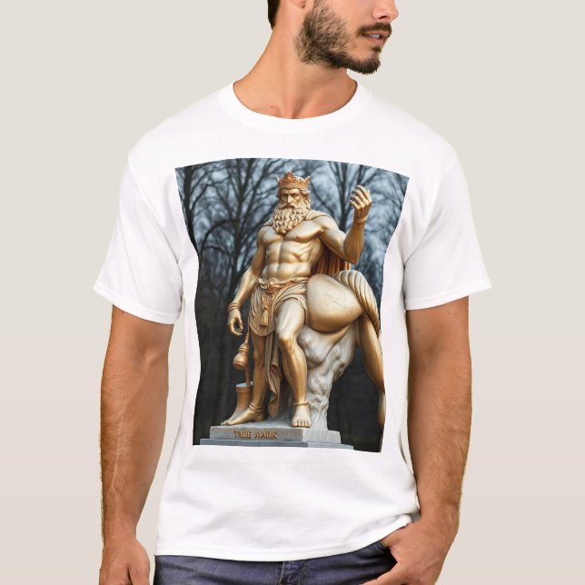 Camiseta Der größte Held aller Zeiten – Herkules in Gold (Anverso)