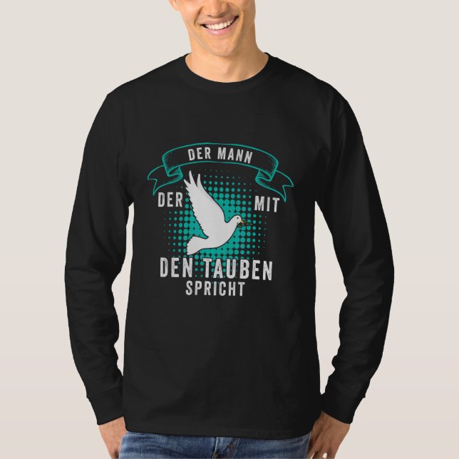 Camiseta Der Mann Der Mit Den Tauben Habla De Criadores De  (Anverso)