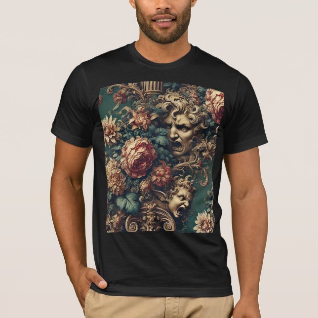 Camiseta Deranged Decadence – Gothic Wearable Art (Anverso)
