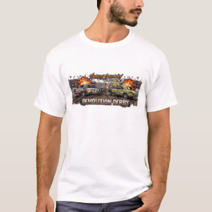 Camiseta derbi de demolición del autódromo de Saugus