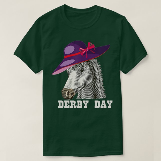 Camiseta Derby day 2022 divertido gorra de carreras de caba (Diseño del anverso)