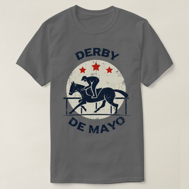 Camiseta Derby de Mayo Horse Carreras Kentucky KY (Diseño del anverso)