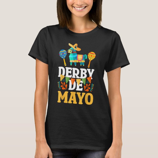 Camiseta Derby De Mayo Mexican Cinco De Mayo Pinata Maracas (Anverso)