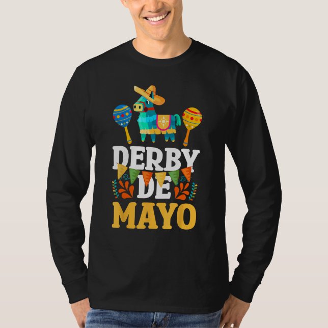 Camiseta Derby De Mayo Mexican Cinco De Mayo Pinata Maracas (Anverso)