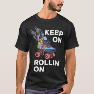 Camiseta Derby de Patinaje sobre Ruedas Sigue Rodando en Vi