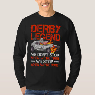 Camiseta Derby Demolition Cars Cita Un Derby De Demolición