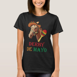 Camiseta Derby Mayo Kentucky Horse Race Sombrero México