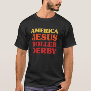 Camiseta Derby sobre ruedas Amo Derby sobre ruedas América