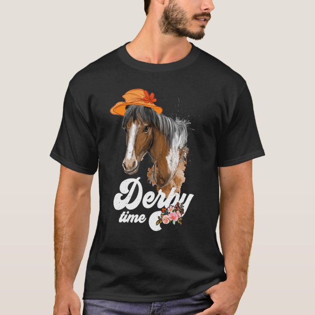 Camiseta Derby Time 2022 Carreras de caballos Derby Vestido (Anverso)