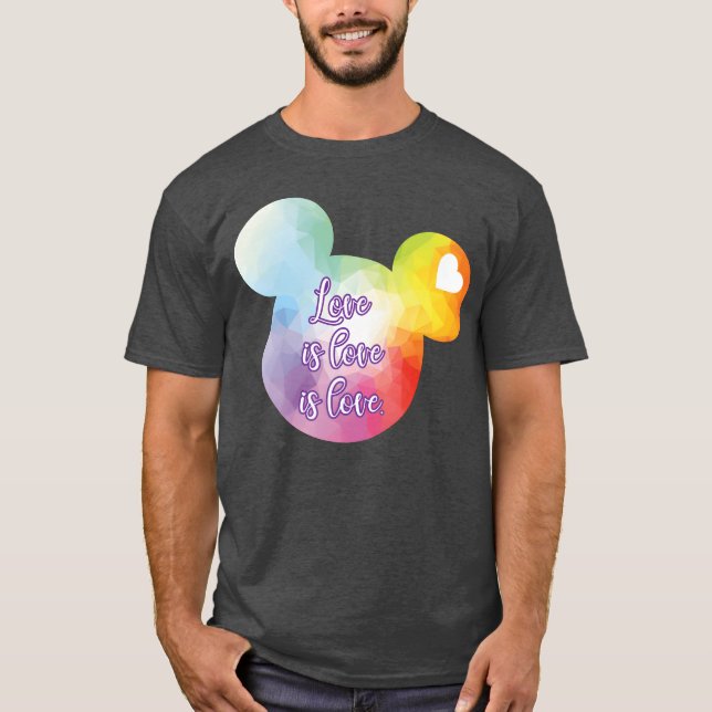 Camiseta derecha Amor Es Amor retro (Anverso)