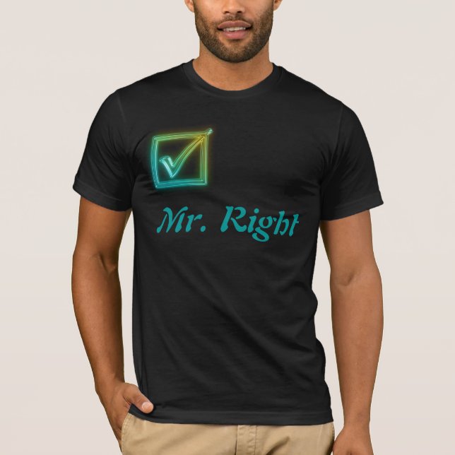 Camiseta derecha del señor (Anverso)