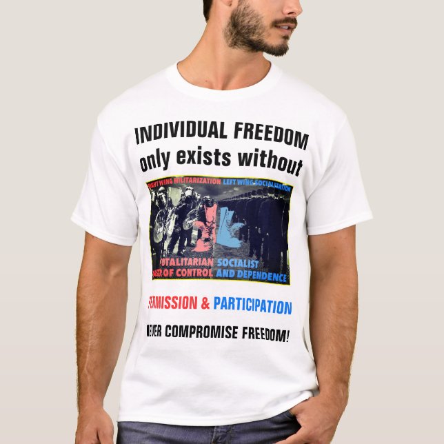 Camiseta Derecha e Izquierda (luz) (Anverso)