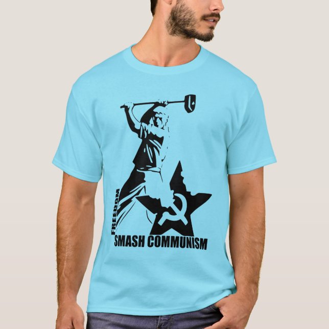 Camiseta Derecha Romper el comunismo (Anverso)