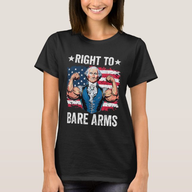 Camiseta Derecho A Despojarse De Armas George Washington Bo (Anverso)