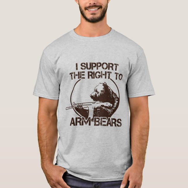 Camiseta Derecho a los osos del brazo (Anverso)