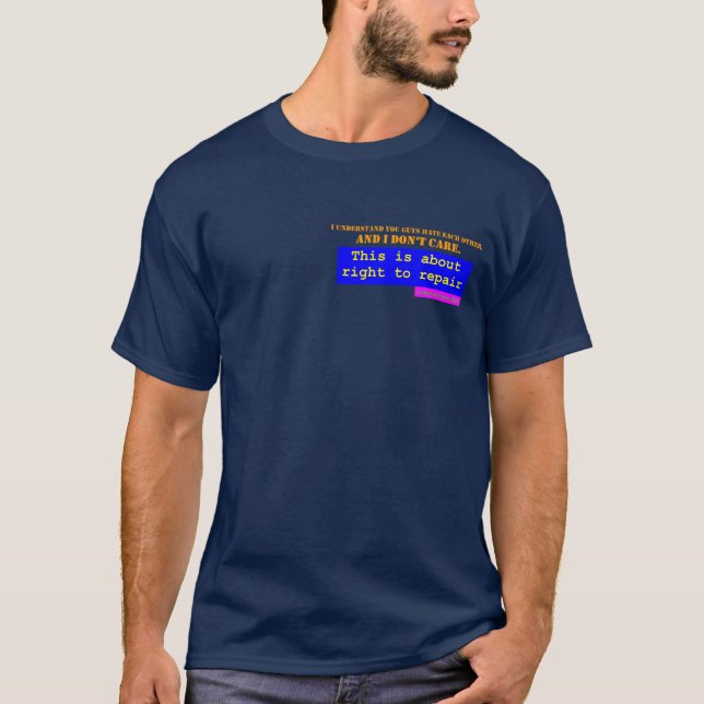 Camiseta Derecho a reparación (Anverso)