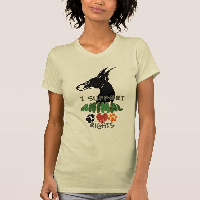Camiseta derecho animal (Anverso)