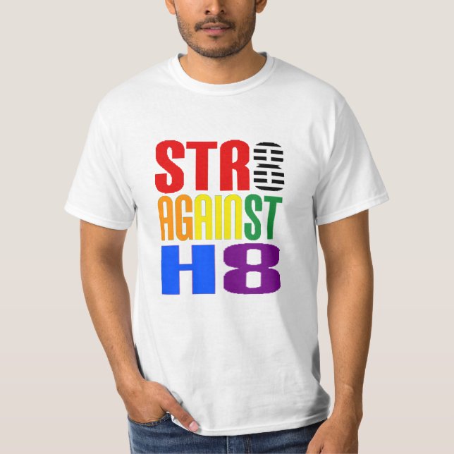 Camiseta Derecho contra aliado del odio LGBT (Anverso)