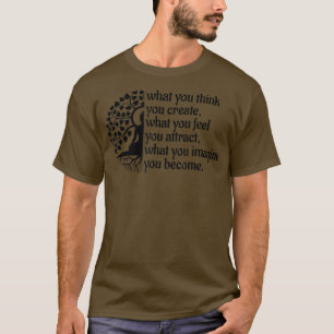 Camiseta Derecho de atracción Chica de Meditación Buda Espi