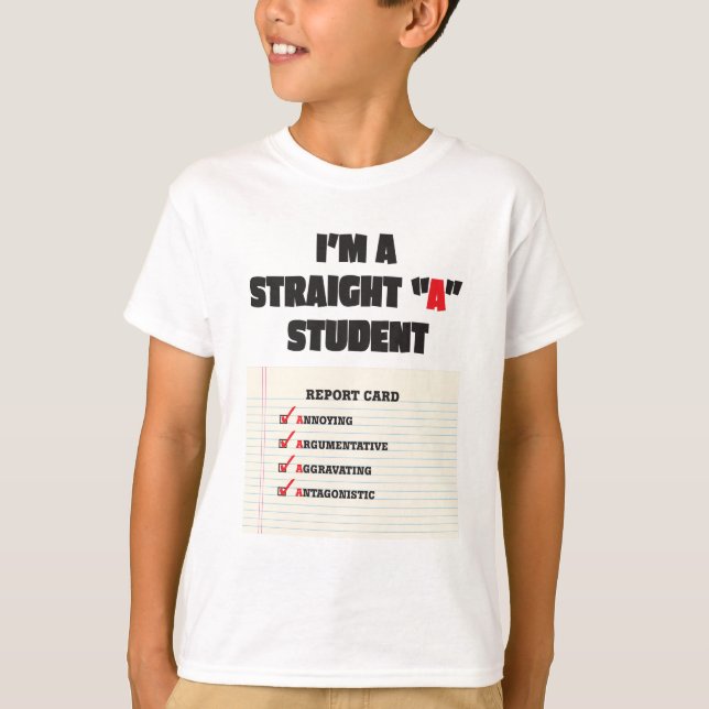 Camiseta Derecho estudiante de "A" (Anverso)