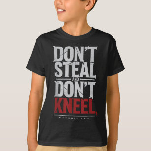 Camiseta Derecho natural no roba no arrodillar la filosofía