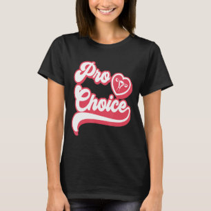 Camiseta Derechos de aborto feminista por elección favorabl