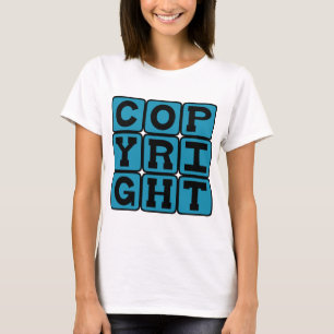 Camiseta Derechos de autor, derechos exclusivos