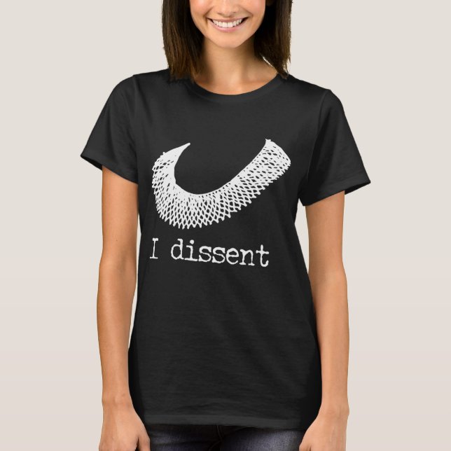 Camiseta Derechos de la mujer Ruth Bader Ginsberg Yo discre (Anverso)