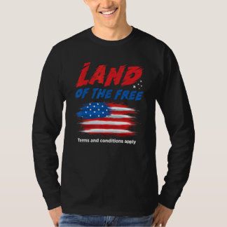 Camiseta Derechos De La Mujer Tierra De Los Libres Términos