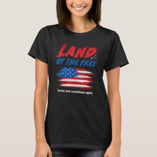 Camiseta Derechos De La Mujer Tierra De Los Libres Términos