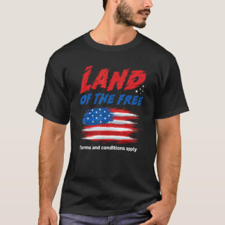 Camiseta Derechos De La Mujer Tierra De Los Libres Términos