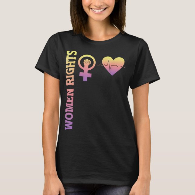 Camiseta Derechos de las mujeres feministas Empoderamiento  (Anverso)