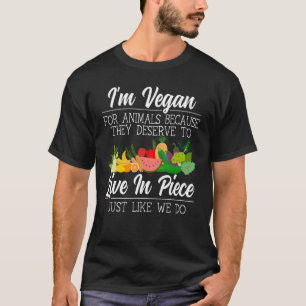 Camiseta Derechos de los animales Vegetarianismo Vegan