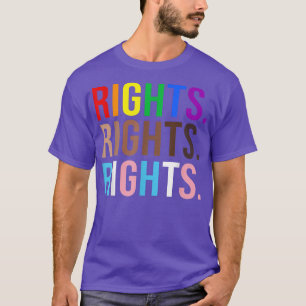 Camiseta Derechos de los derechos iguales LGBTQ BLM trans b