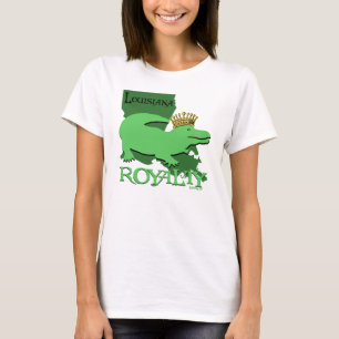 Camiseta Derechos de Luisiana (cocodrilo verde)