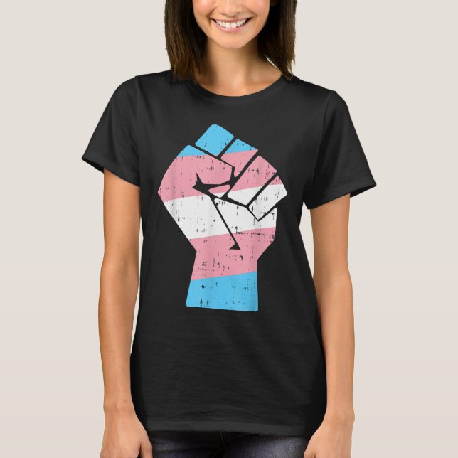 Camiseta Derechos de orgullo transgénero LGBT Trans Transex (Anverso)