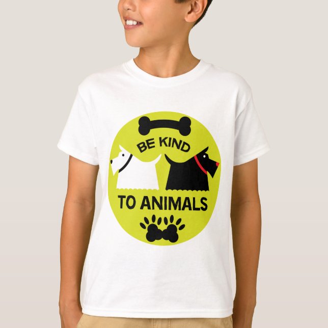 Camiseta Derechos de protección del bienestar de los perros (Anverso)