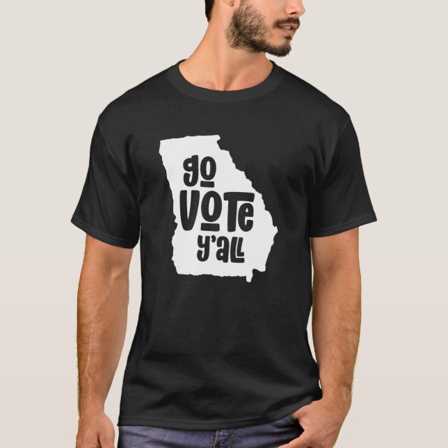 Camiseta Derechos de voto | Igualdad de voto | Georgia Go V (Anverso)
