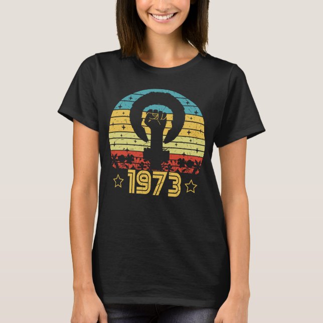 Camiseta Derechos Feministas Roe V Wade 1973 (Anverso)