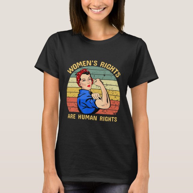 Camiseta Derechos Humanos Feminismo Mujeres Feministas Rb (Anverso)