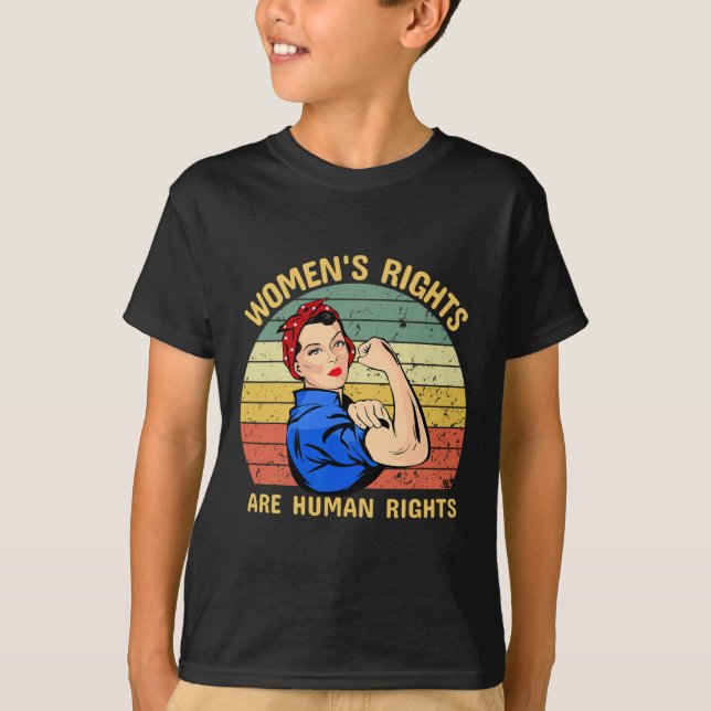 Camiseta Derechos Humanos Feminismo Mujeres Feministas Rb (Anverso)