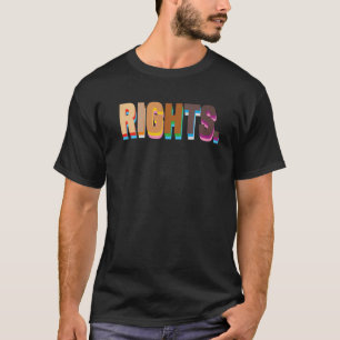 Camiseta Derechos humanos LGBTQ Orgullo por la justicia rac
